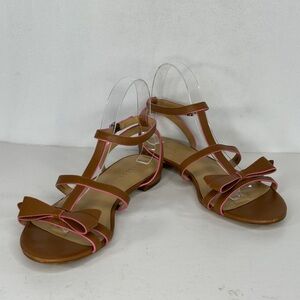 Talbots Keri Bow Vachetta Leather Sandal
Cognac Pink Gladiator Cottagecore Sz9.5